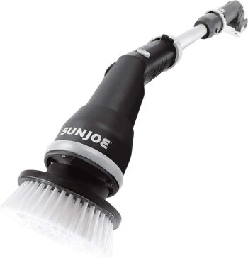 Restored Sun Joe 24V-PWSCRB-LTW | 24-Volt* IONMAX Cordless Multi-Purpose Indoor/Outdoor 1000-OPM Oscillating Scrubber | 4 Attachments & Battery + Charger Included (Refurbished)